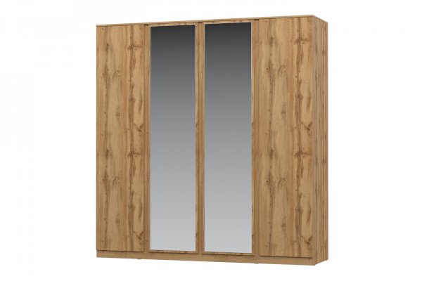 Четырехдверный шкаф с зеркалом Stern (НК-Мебель)